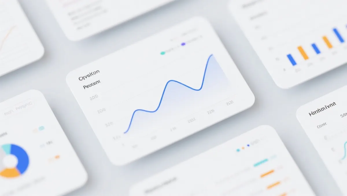 走势图与统计卡片示意图